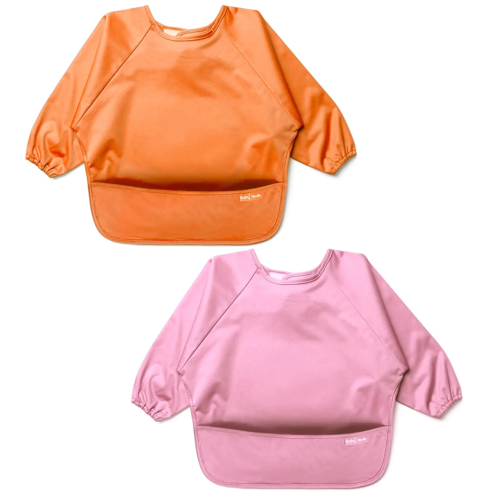 2-Pack Waterproof Long Sleeve Bibs