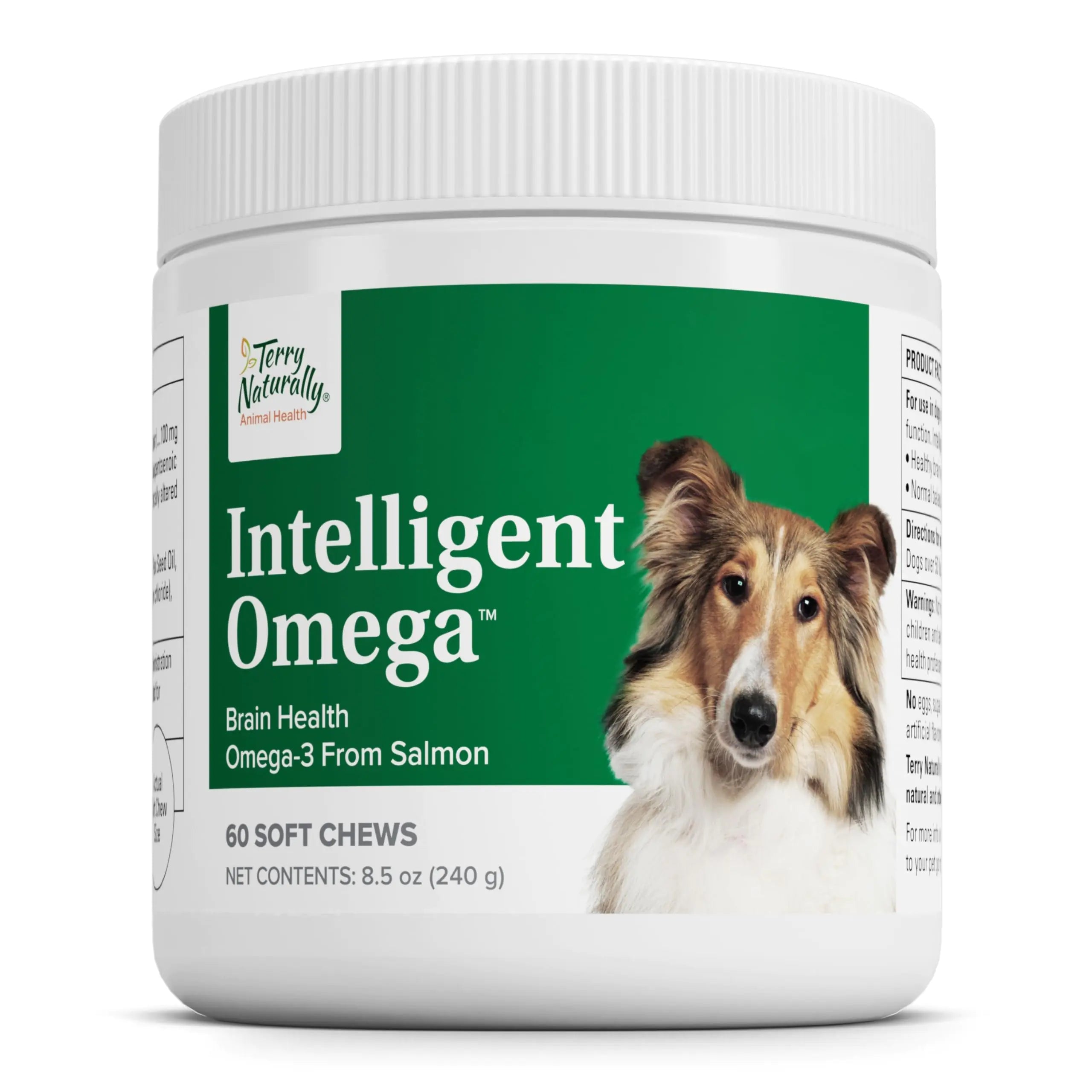 Terry Naturally Animal Health Intelligent Omega - (60 Soft Chew Servings, Salmon)