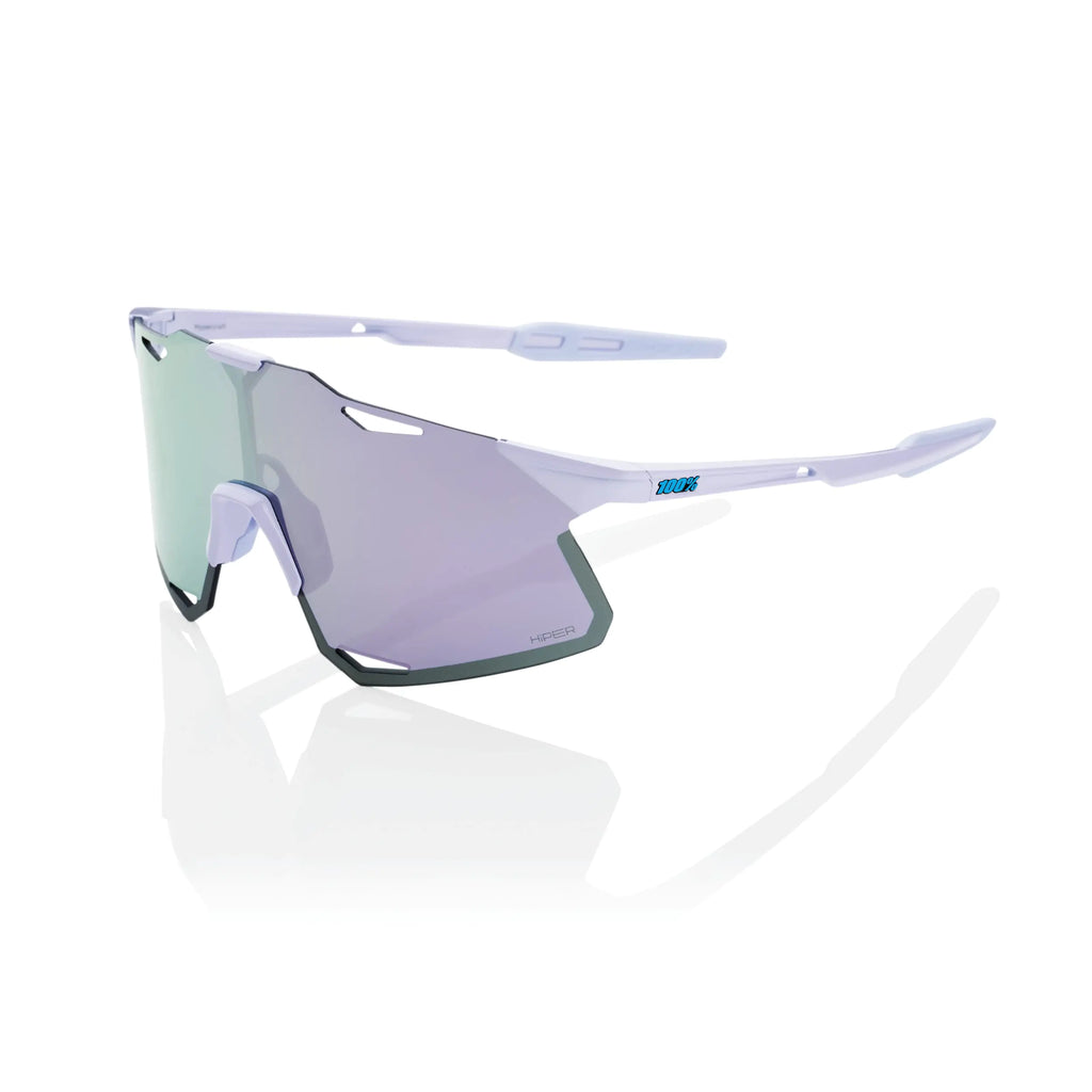100% HYPERCRAFT Sport Performance Frameless Sunglasses (Polished Lavender - HiPER Lavender Mirror Lens)
