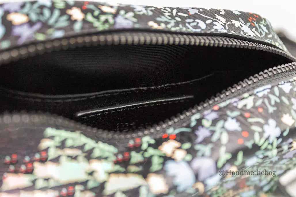 Marc Jacobs The Mini Floral Snapshot Leather Crossbody Bag