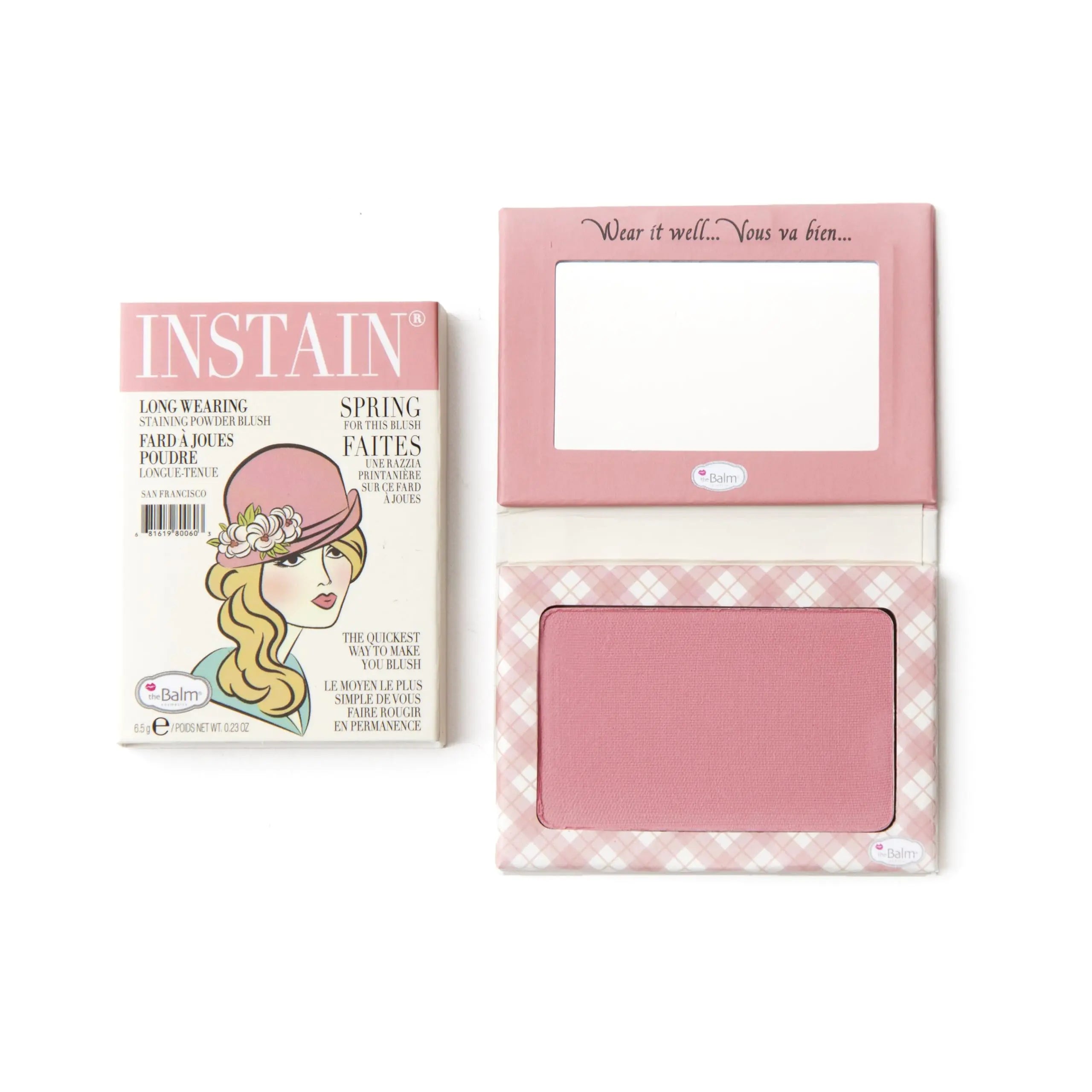 theBalm Instain Blush Argyle Petal Pink
