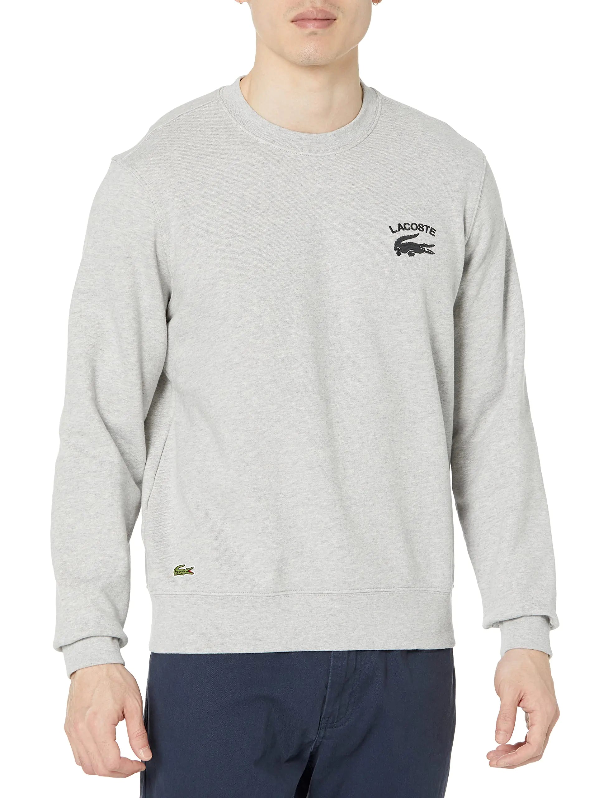 Lacoste Mens Classic Fit Long Sleeve French Terry Sweatshirt SH9659-CCA-S