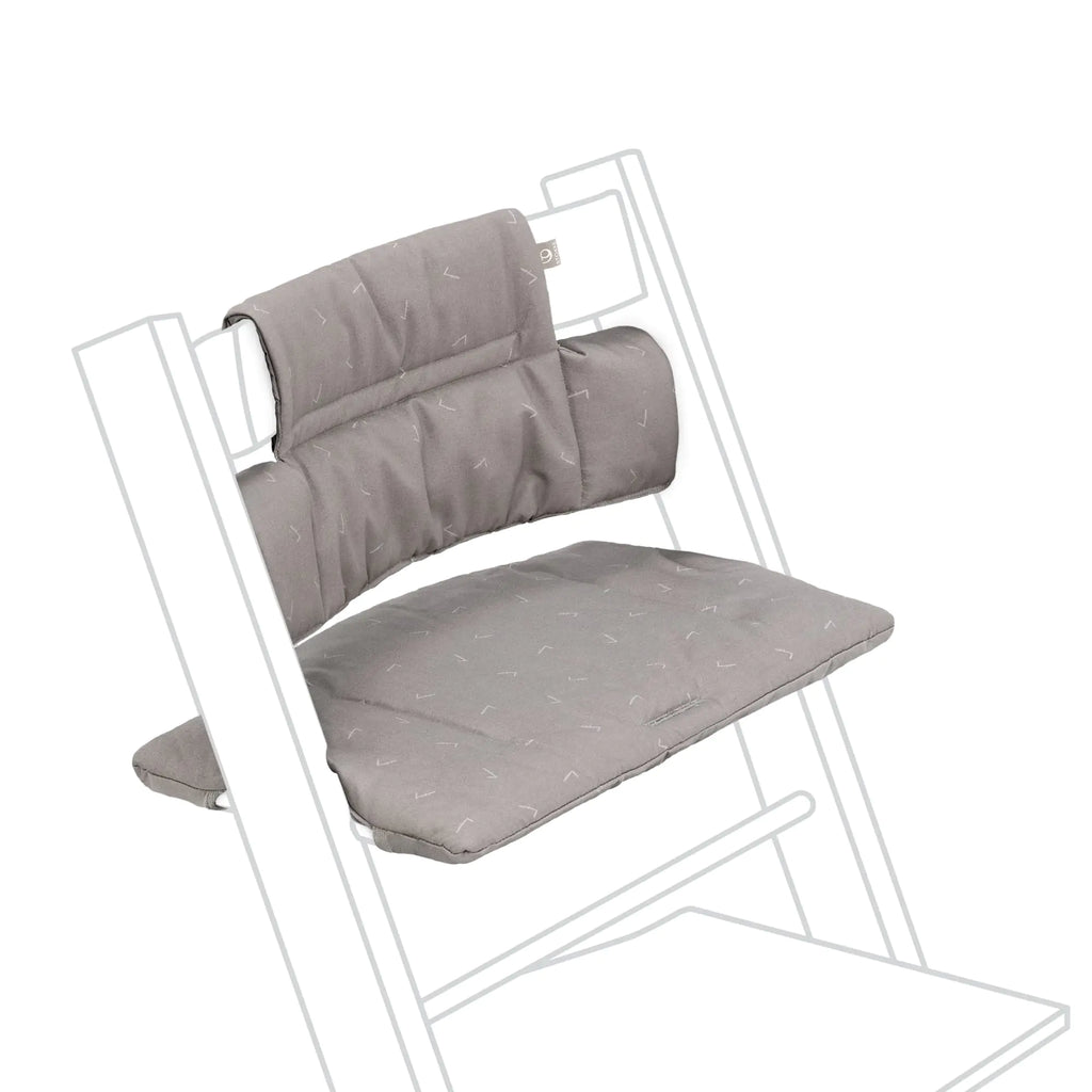Stokke Tripp Trapp Classic Cushion Icon Grey - Pair with Tripp Trapp Chair & High Chair for Support and Comfort - Machine Washable - Fits All Tripp Trapp Chairs