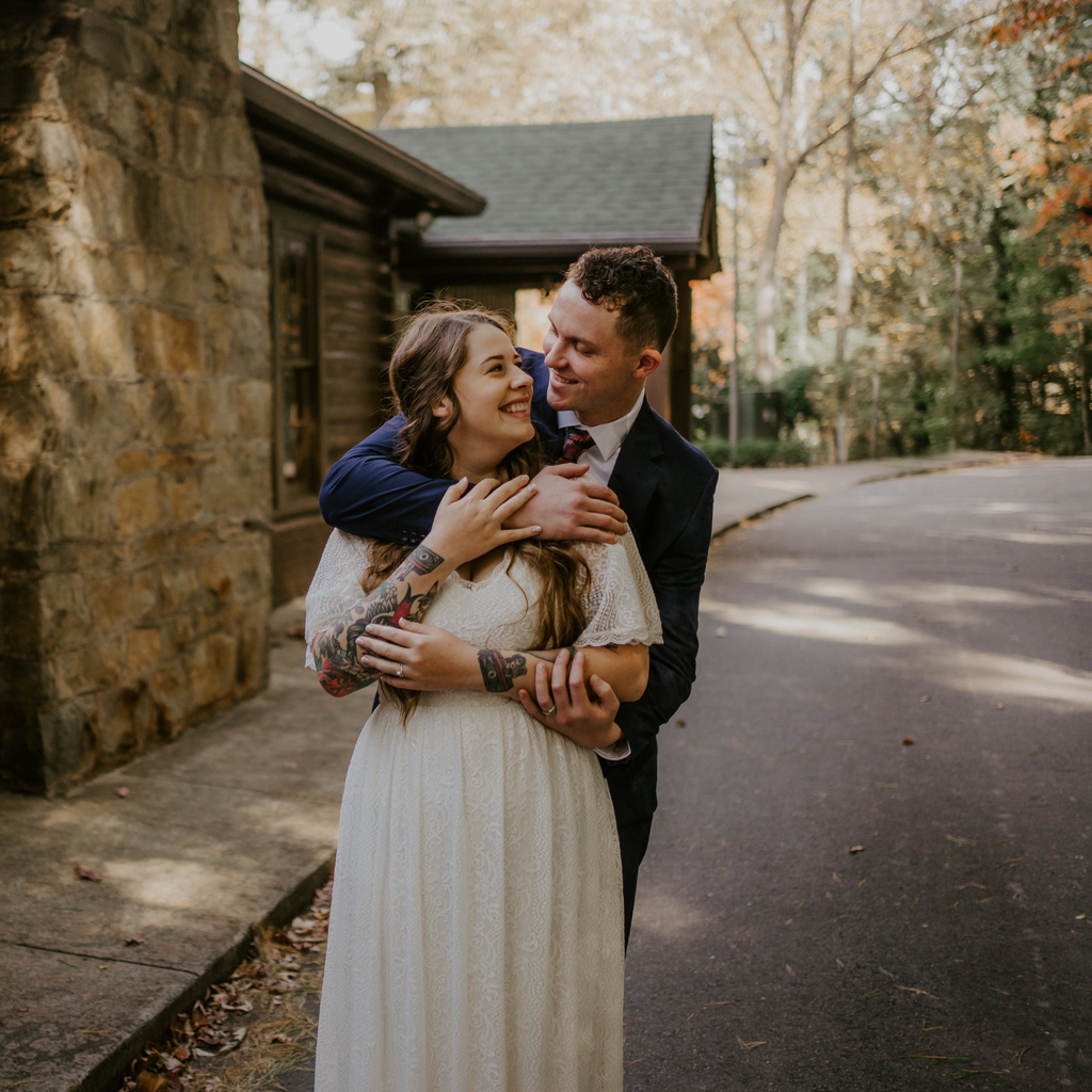 Butterfly Sleeves  Bohemian Ivory Wedding Dress #1232