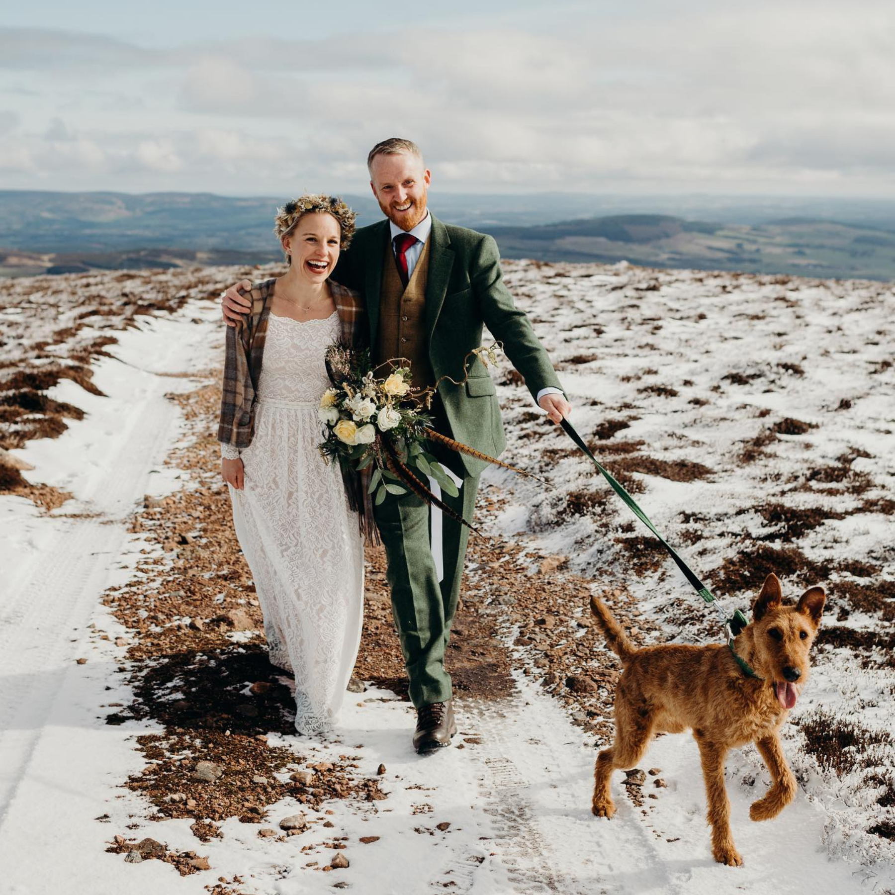 Ivory Blush Off Shoulder Wedding  Dress #1257
