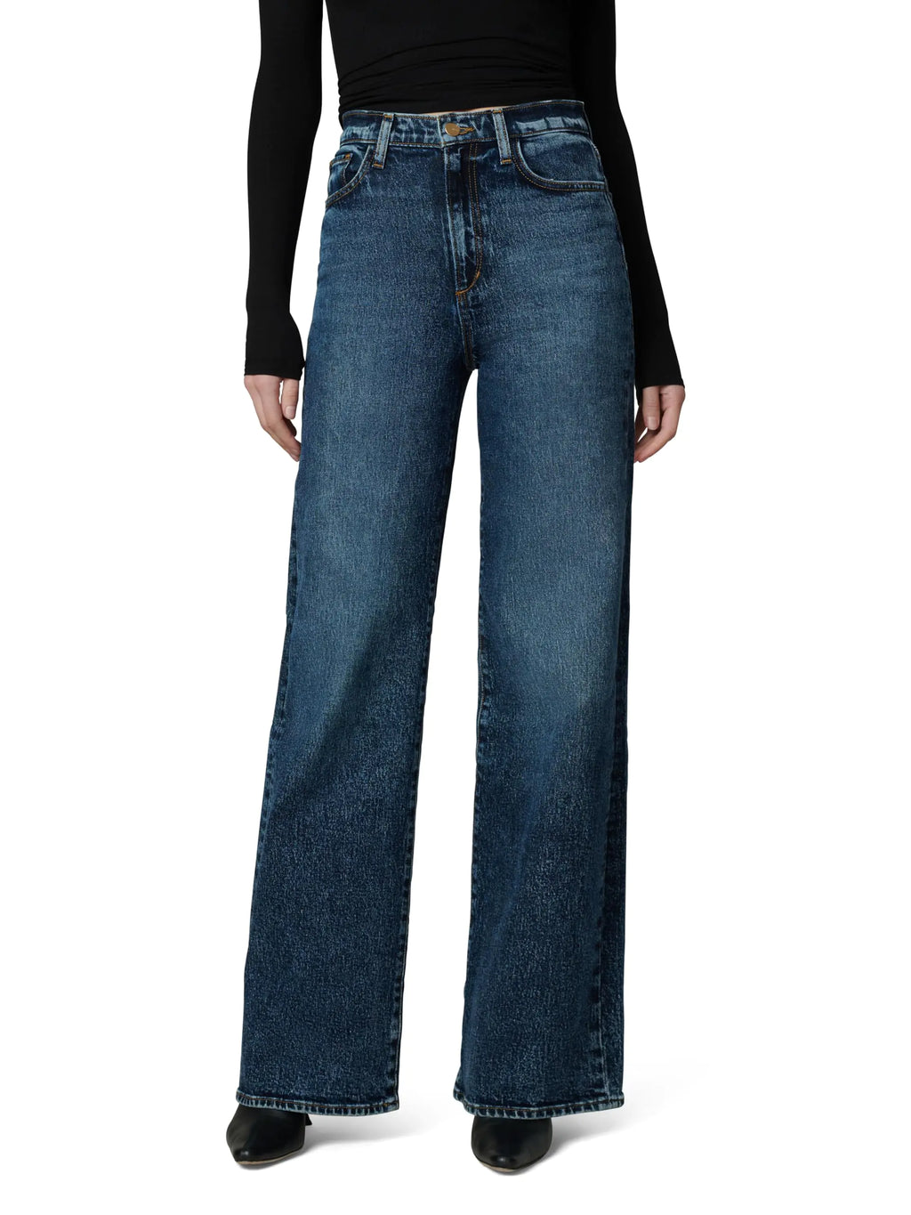 Joes Jeans Womens Mia Petite High Rise Wide Leg Jean Kindness