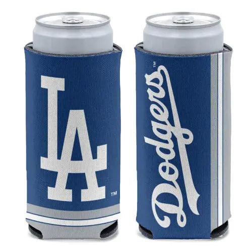 WinCraft MLB Los Angeles Dodgers Slim Can Cooler Team Colors One Size