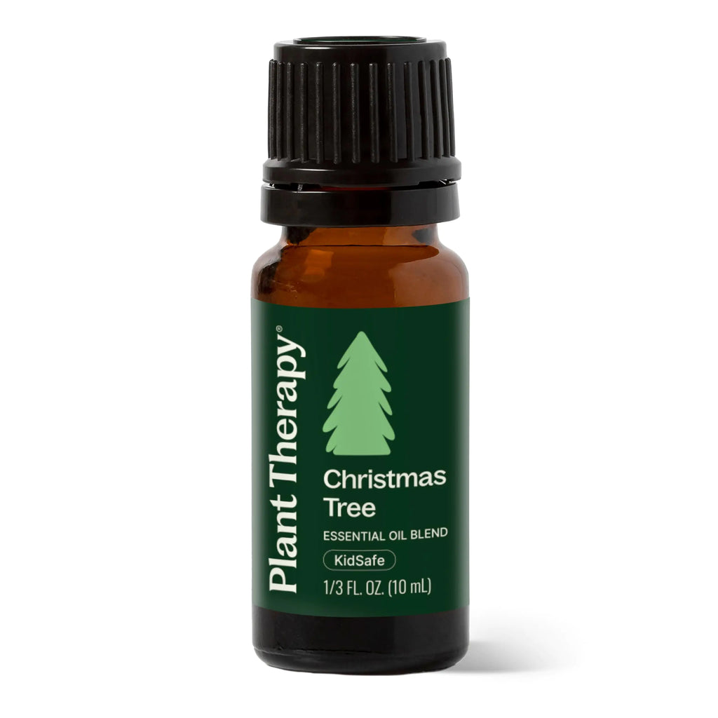 Plant Therapy Christmas Tree Holiday Essential Oil Blend 100% Pure Undiluted Natural Therapeutic Grade 10 mL (1/3 oz)