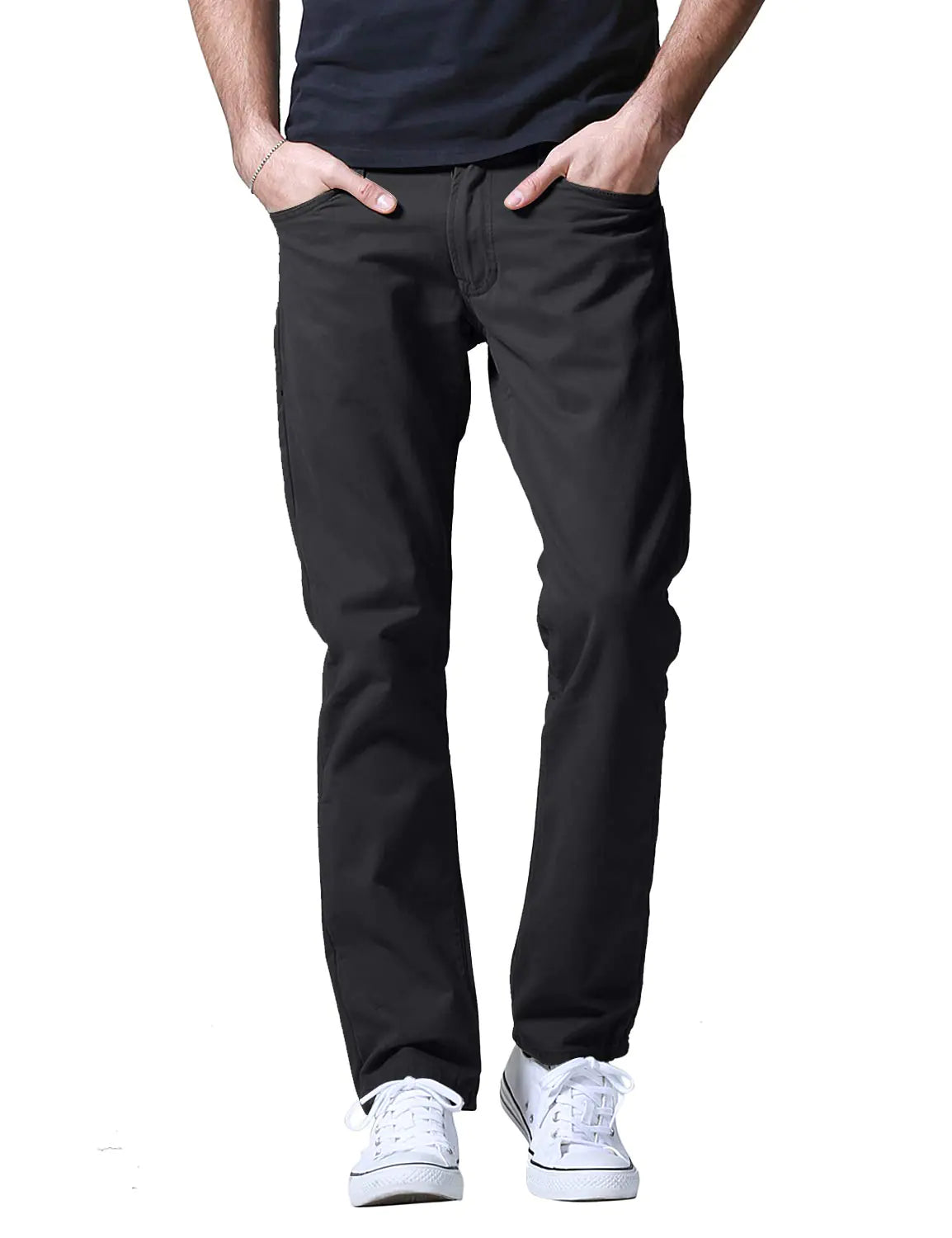 Match Men's Classic Straight Leg Chinos Pants (Gray2XL/36)