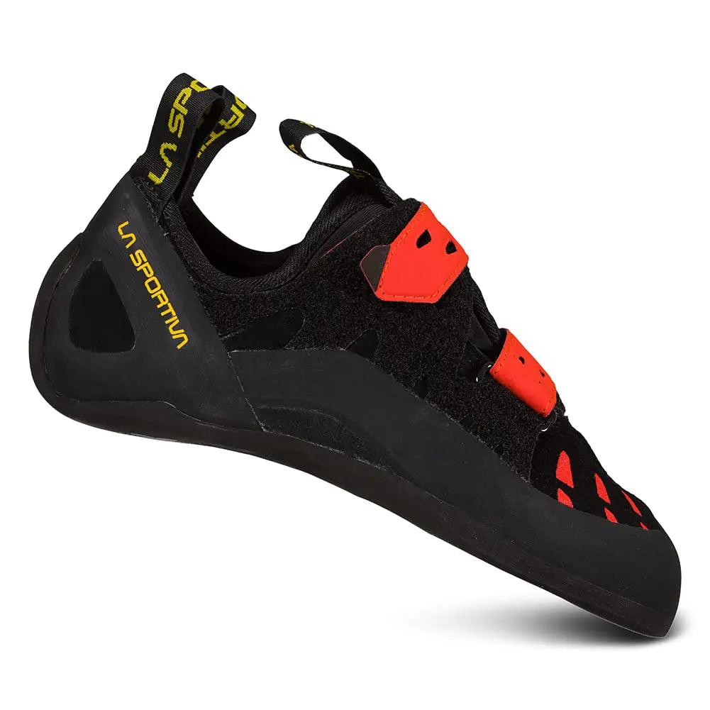 La Sportiva Mens Tarantula Rock Climbing Shoes Black/Poppy 6