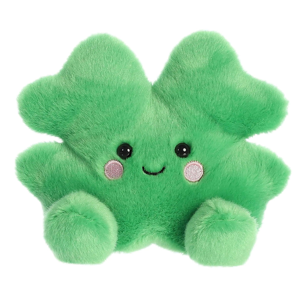 Aurora® Adorable Palm Pals™ Chance Clover™ Stuffed Animal - Pocket-Sized Play - Collectable Fun - Green 5 Inches