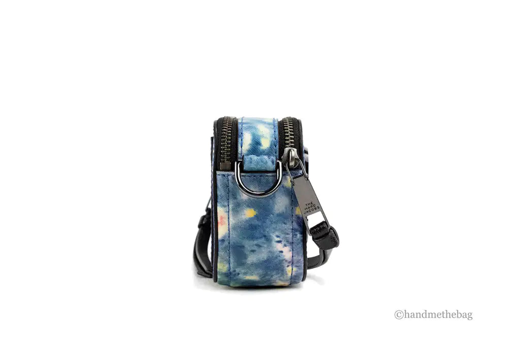 Marc Jacobs The Watercolor Snapshot Blue Shoulder Bag