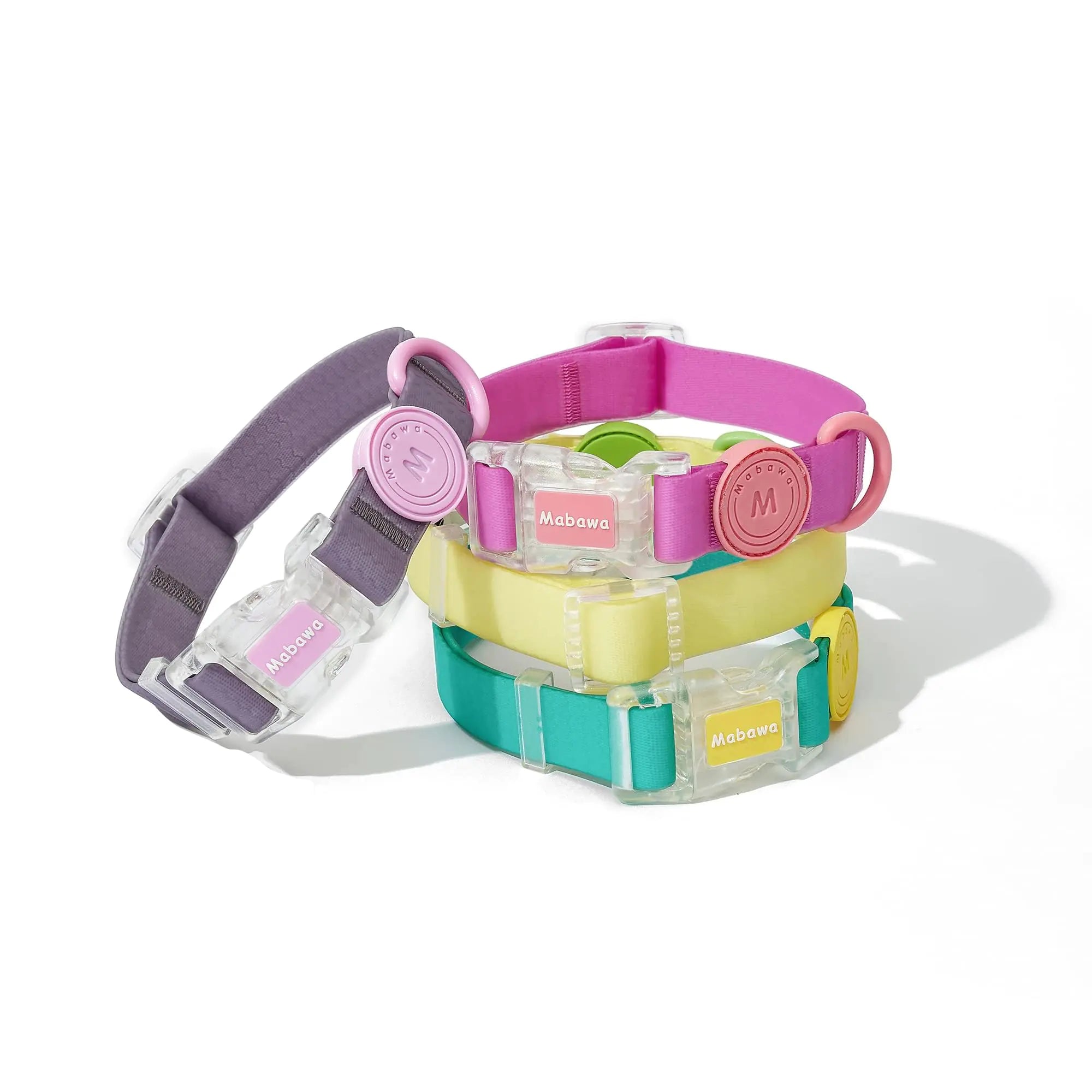 Waterproof Dog Collars-Easily Protect Your pet from Moisture and Dirt by Adjusting The Size to Suit Medium Large and Small Dogs (M Blue)