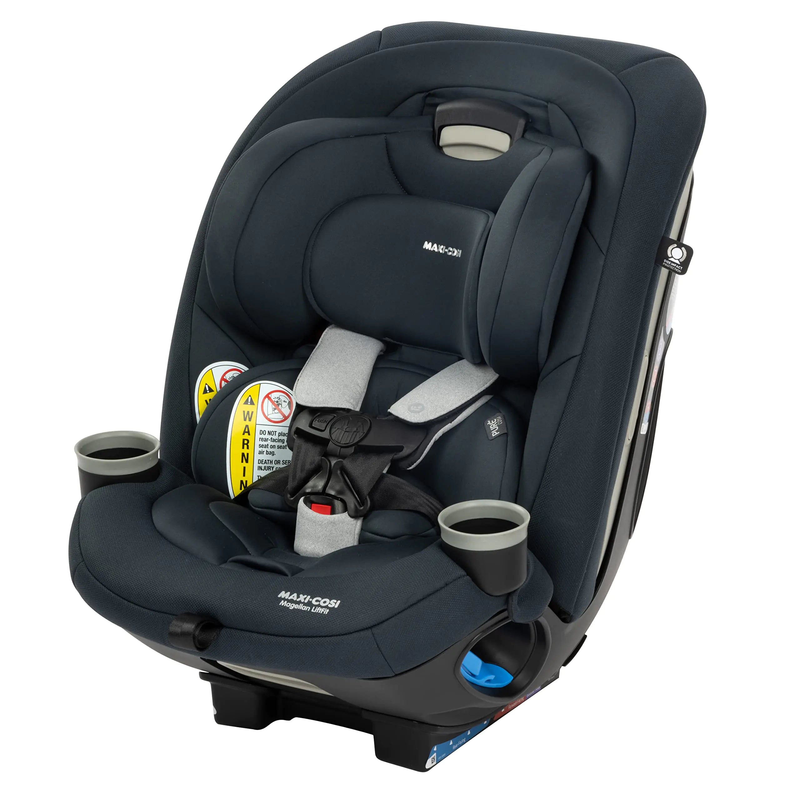 Maxi-Cosi Magellan LiftFit Convertible Car Seat 5-in-1 Converts from Rear Facing Car Seat to Forward Facing Car Seat and Booster Car Seat (5-100 lbs) From Birth to 10 Years Essential Graphite