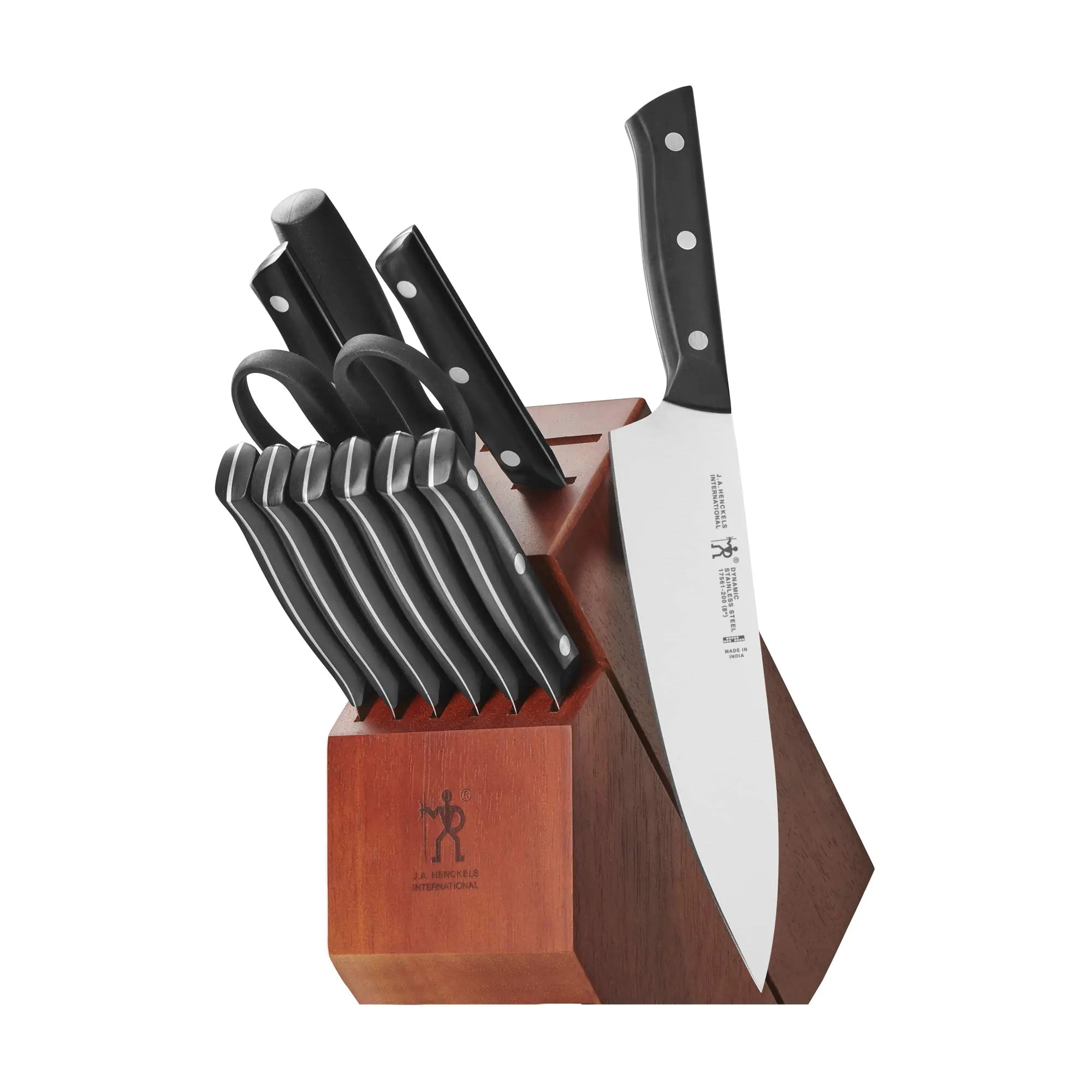 HENCKELS Dynamic Razor-Sharp 12-Piece Knife Set Chef Knife Bread Knife Steak Knife German Engineered Informed by 100+ Years of Mastery