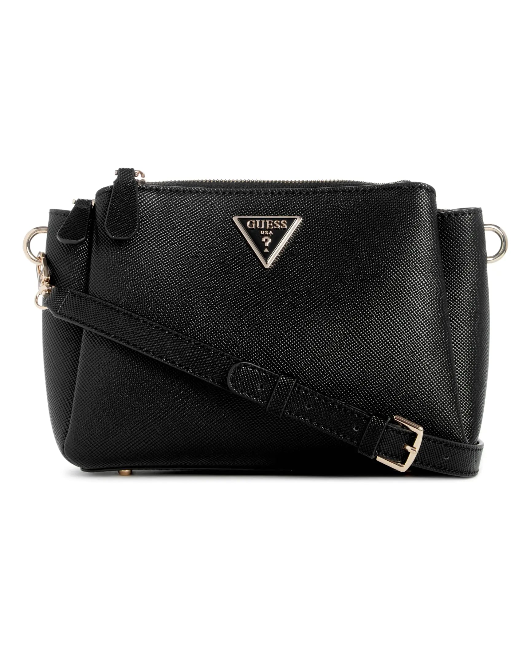 GUESS Noelle Triple Compartment Crossbody Black