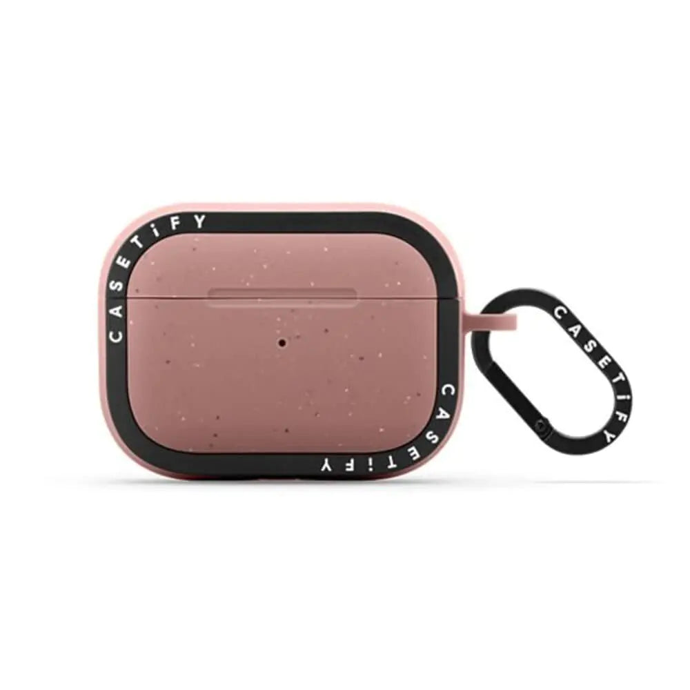 CASETiFY Bounce AirPods Pro (2nd Gen) Case with Ring [Military Grade Drop Tested / 6.6ft Drop Protection/Anti-Scratch] - Matte Dusty Rose