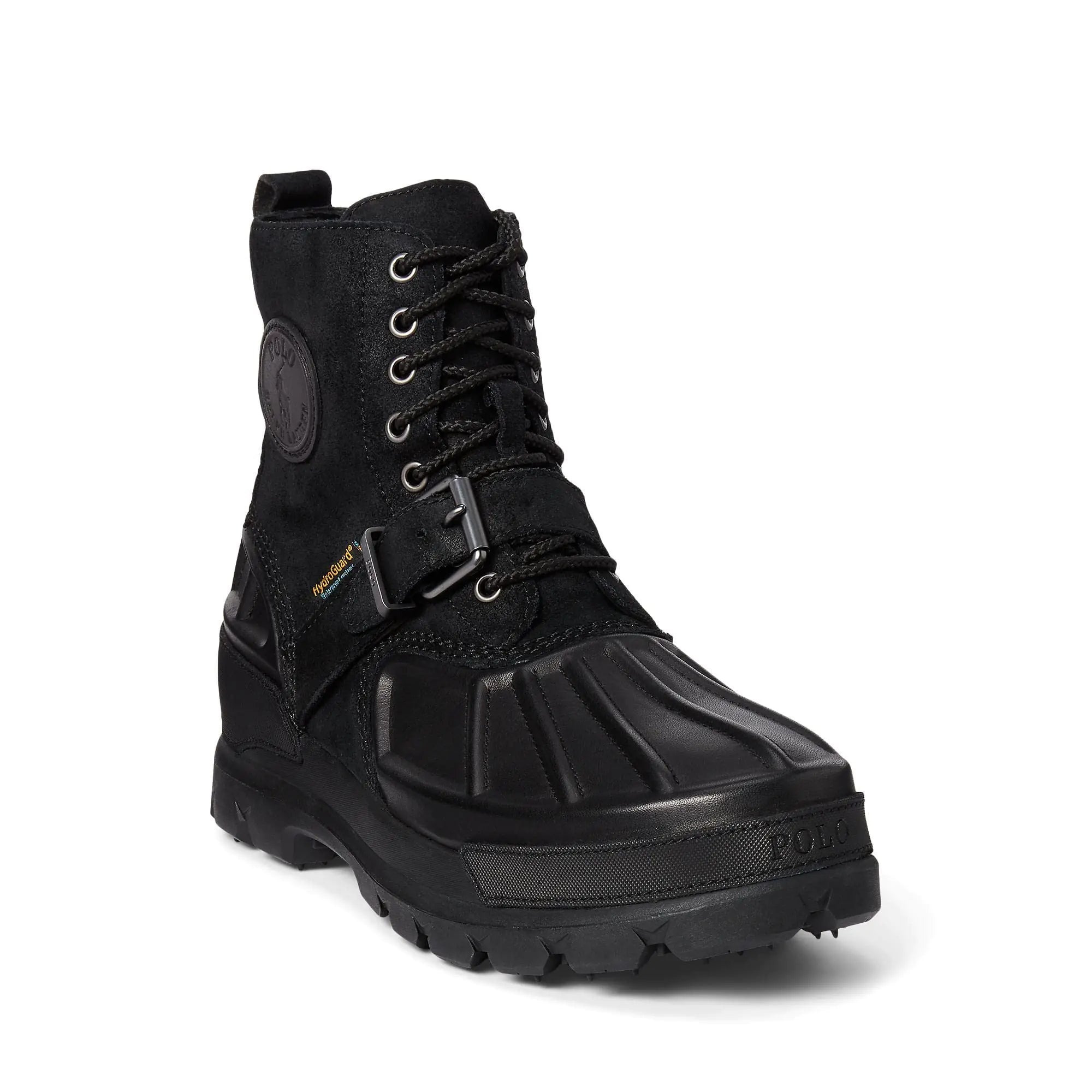 POLO RALPH LAUREN Mens Oslo Waterproof Boots Black 12 Medium US