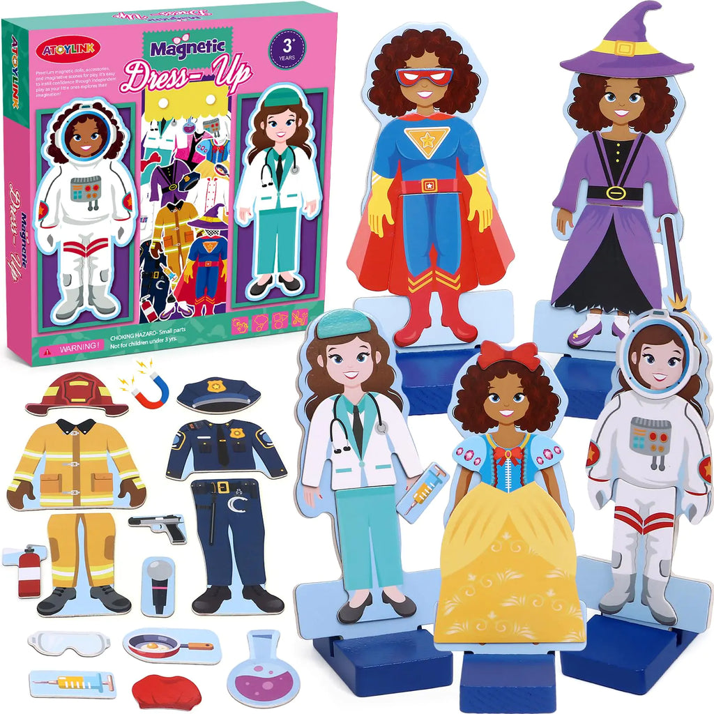 MagnaDoll Princess & Career Play Set for Girls