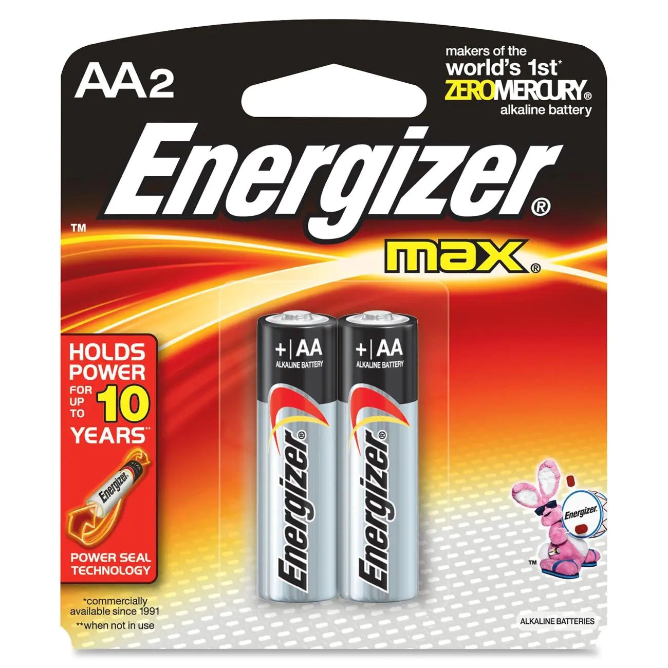 2 Pk AA Energizer Max Battery
