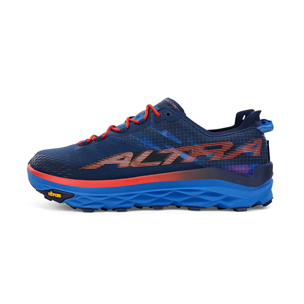 ALTRA Mens Mont Blanc Trail Running Shoe Blue/Red 8