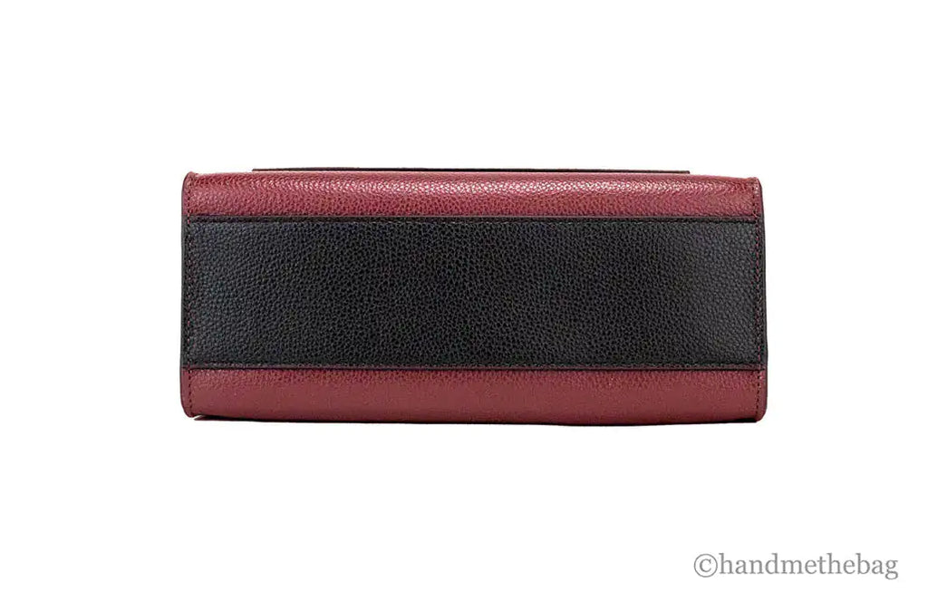 Marc Jacobs Grind Mini Pomegranate Colorblock Leather Tote