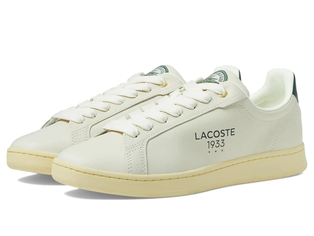 Lacoste Mens Carnaby Pro Off White/Green Size 12.5