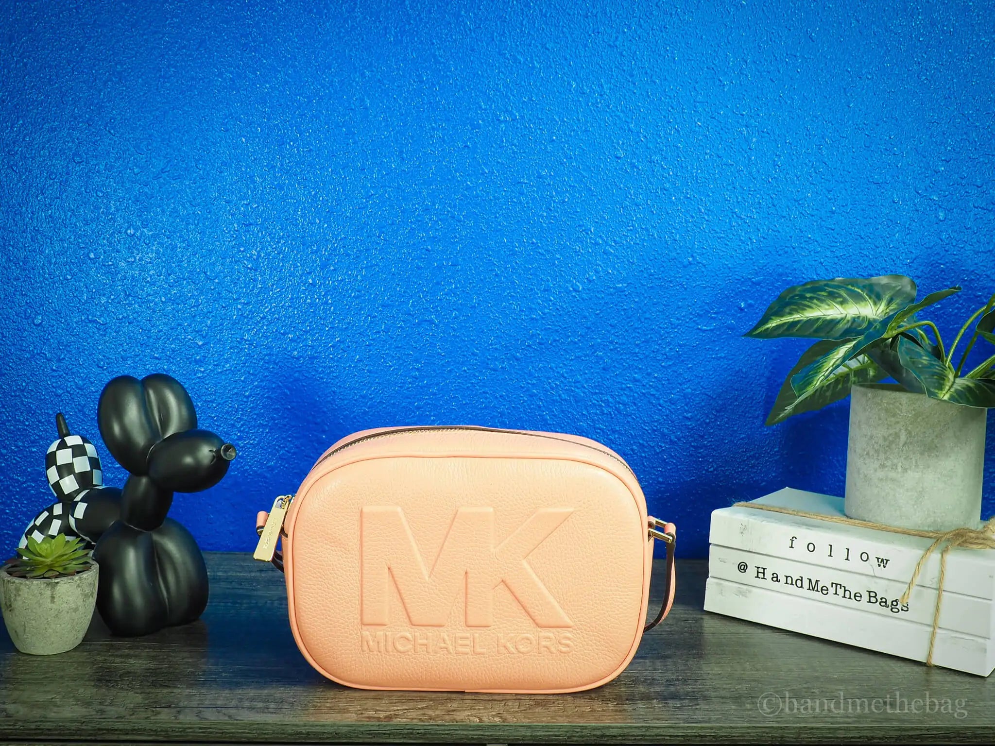 Michael Kors Jet Set Travel Sherbert Oval Camera Bag