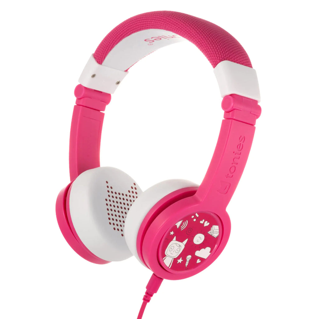 Tonies Foldable Wired Headphones for Kids - Pink [Discontinued]
