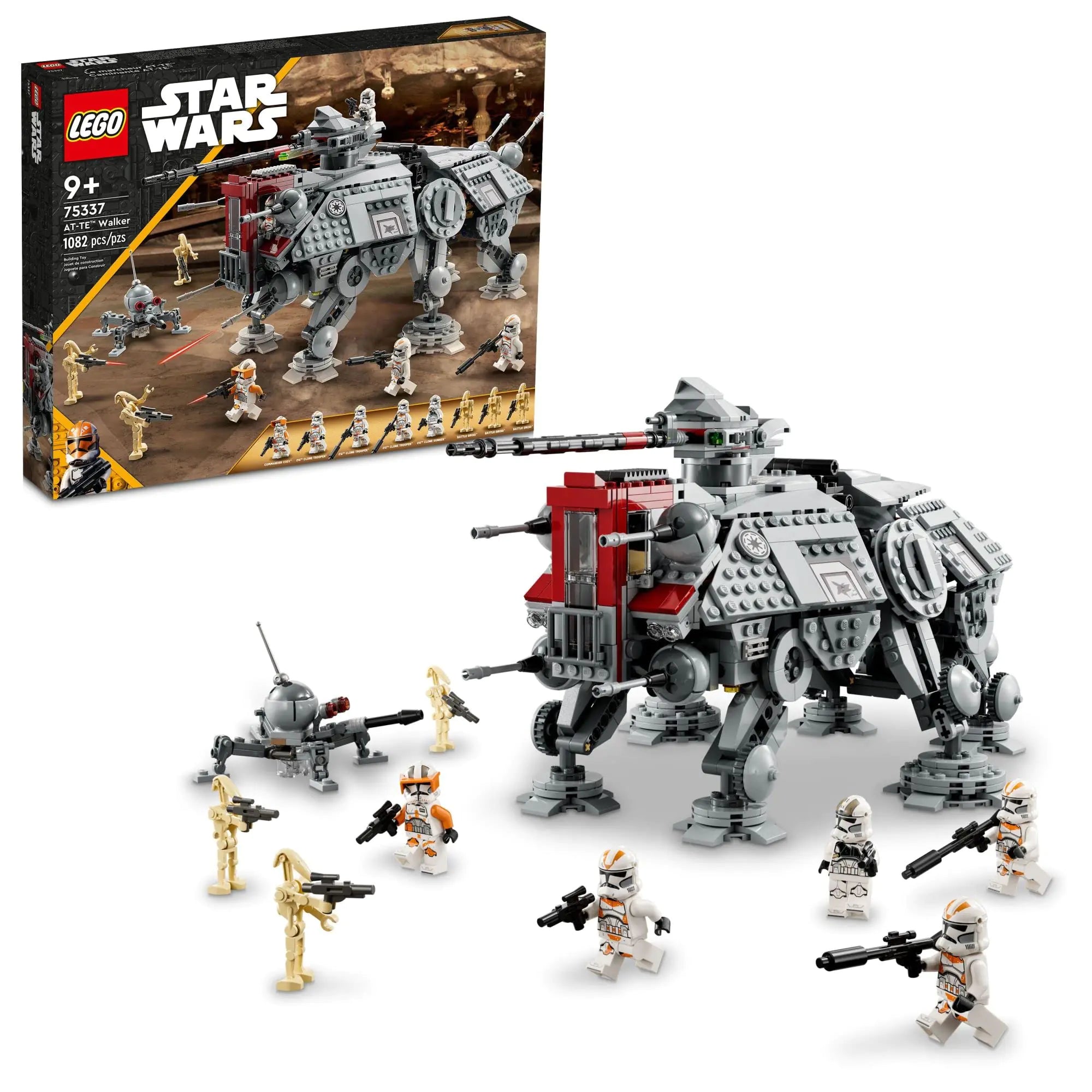 LEGO Star Wars at-TE Walker 75337 Building Toy Set for Kids Boys and Girls Ages 9+ (1082 Pieces)