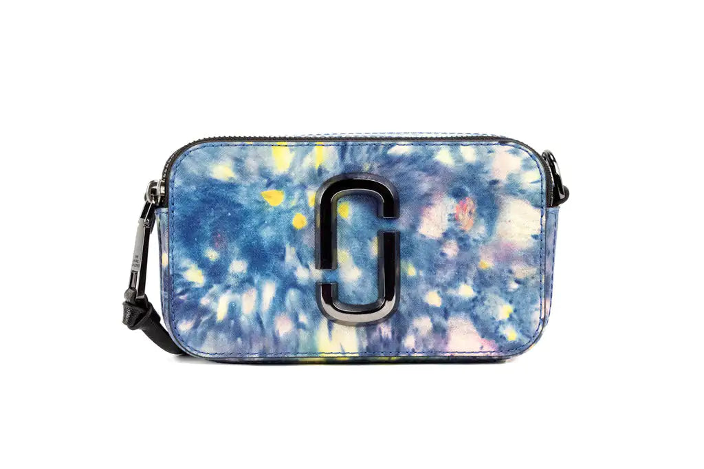 Marc Jacobs The Watercolor Snapshot Blue Shoulder Bag