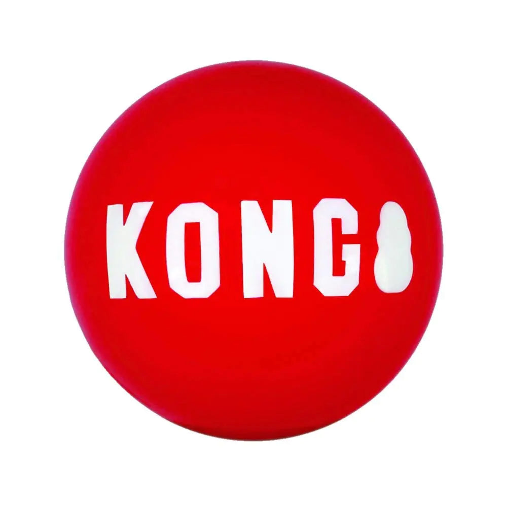KONG Signature Balls 2 Pack Durable Ball for Chasing and Retrieving For Small Dogs