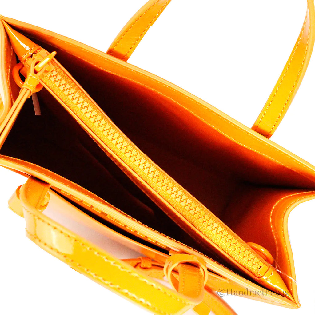 Marc Jacobs Mini Grind Scorched Leather Crossbody Tote