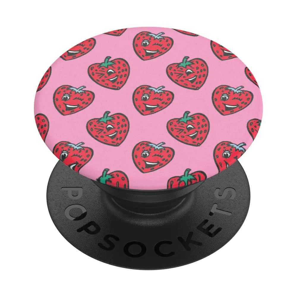 PopSockets Phone Grip with Expanding Kickstand, Fruit Pattern - Pink Lemonade